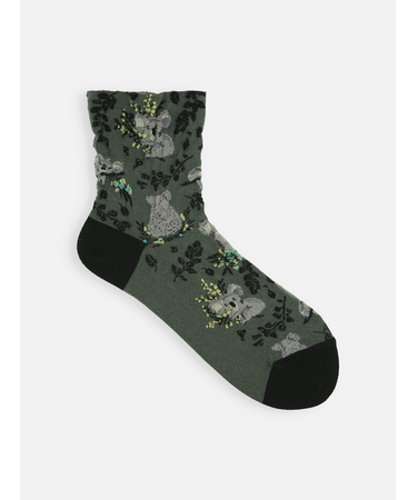 オーガニックフィールドフロートコアラショートソックス