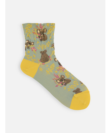 オーガニックフィールドフロートコアラショートソックス