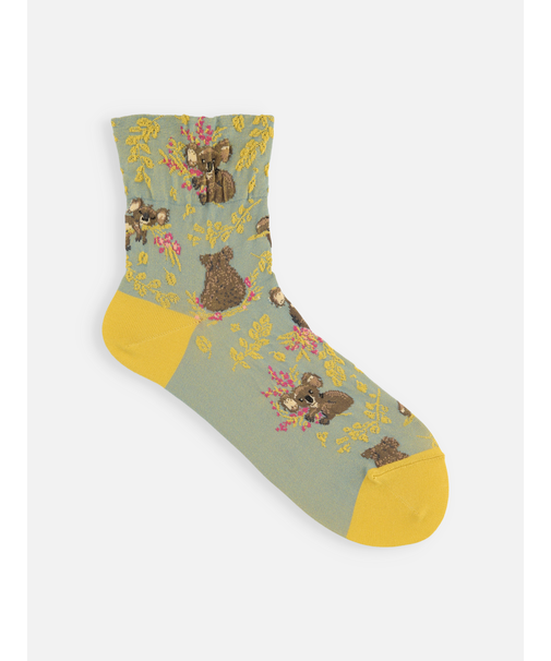 オーガニックフィールドフロートコアラショートソックス