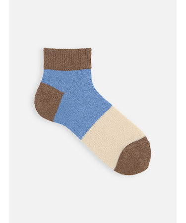 【Tabio MEN】和紙切り替えスニーカー丈ソックス