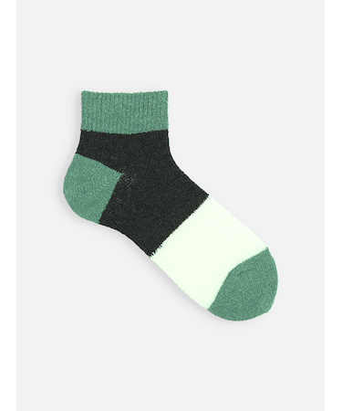 【Tabio MEN】和紙切り替えスニーカー丈ソックス