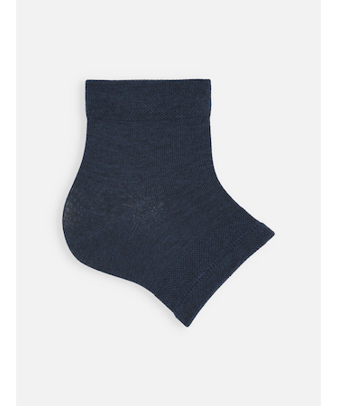 【Tabio MEN】機能性綿混トゥ―レスショート丈ソックス