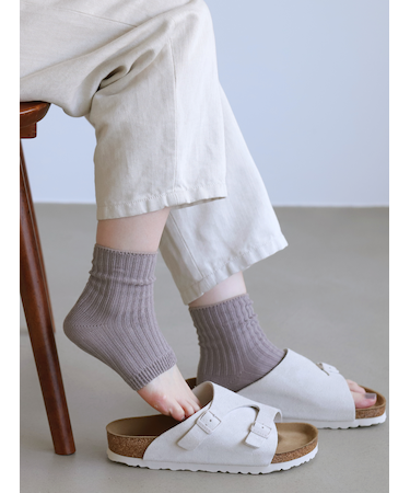 2×2リブショートトレンカ