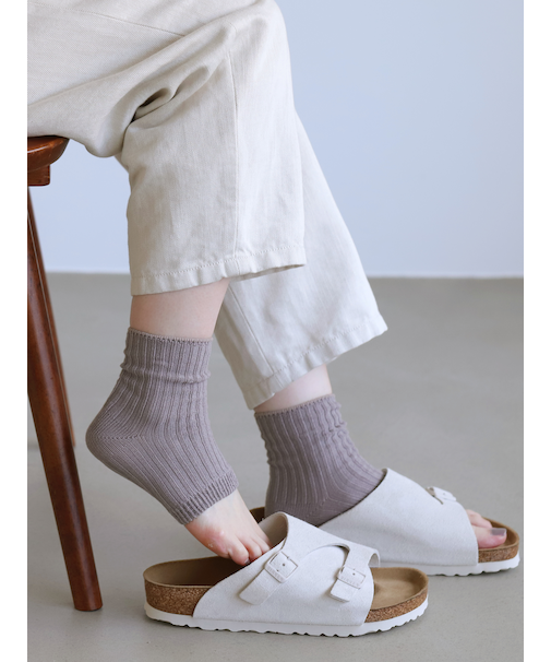 2×2リブショートトレンカ