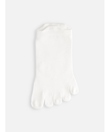 【Tabio MEN】軽い・涼しい・吸水・速乾 足裏までメッシュ五本指スニーカー丈/FULLMESH