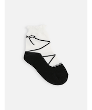 キッズ バレエシューズ風ソックス 16～18cm