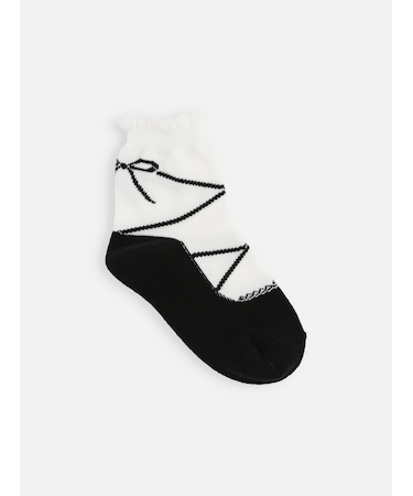 キッズ バレエシューズ風ソックス 19～21cm