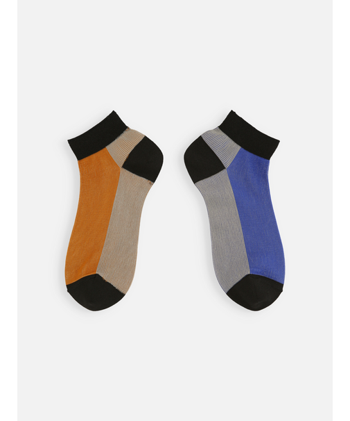 フロント色違いショートソックス