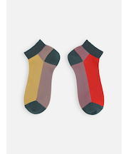 フロント色違いショートソックス