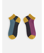 フロント色違いショートソックス