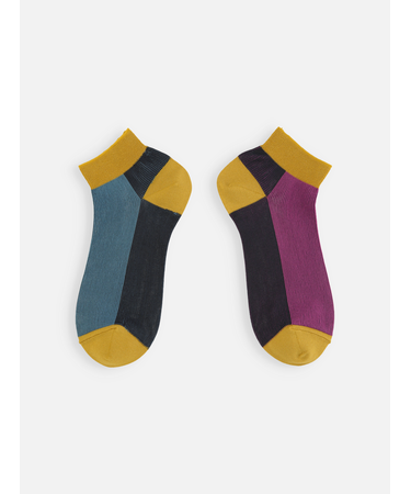 フロント色違いショートソックス