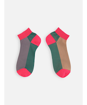 フロント色違いショートソックス