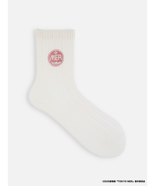 TOKYO MER コラボ刺繍ソックス 22.5～24.5cm｜タビオの通販