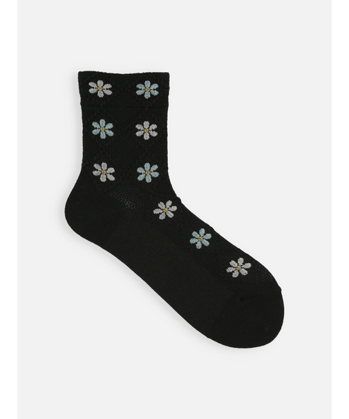 フロートダイヤフラワーソックス