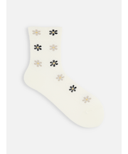 フロートダイヤフラワーソックス