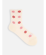 フロートダイヤフラワーソックス