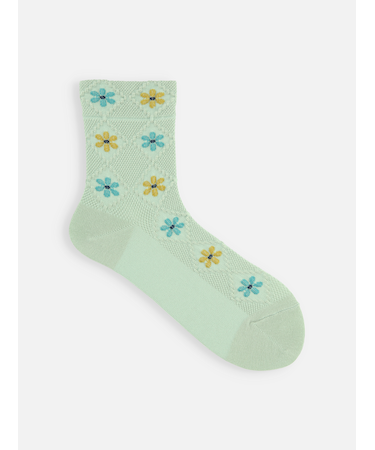 フロートダイヤフラワーソックス