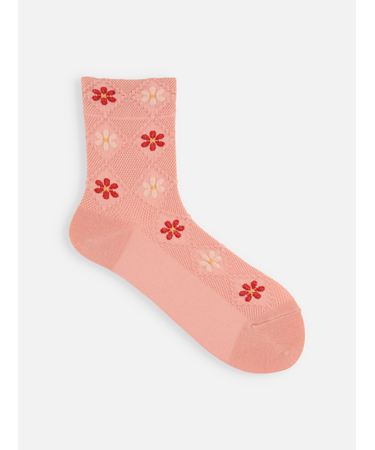 フロートダイヤフラワーソックス