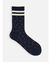 アメリブ花柄ラインソックス