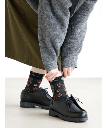 フロートアートブロッキングショートソックス