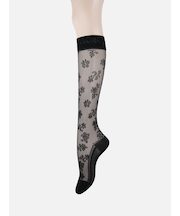 セミシアーレースハイソックス