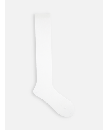 コットンメッシュレースハイソックス