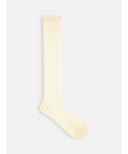 コットンメッシュレースハイソックス