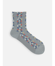 お花とイチゴのフロートショートソックス