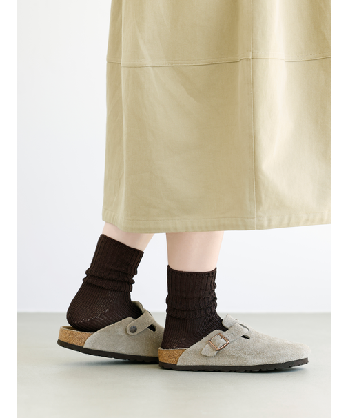 ざっくりキレイめシルケット針抜きソックス