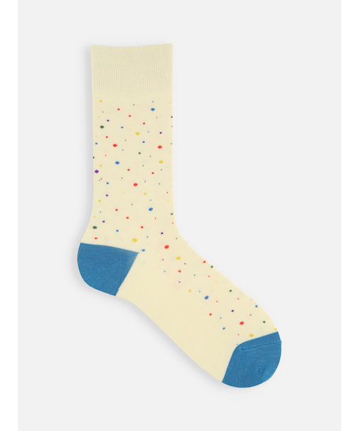 【Tabio MEN】ランダムマルチドットレギュラー丈ソックス