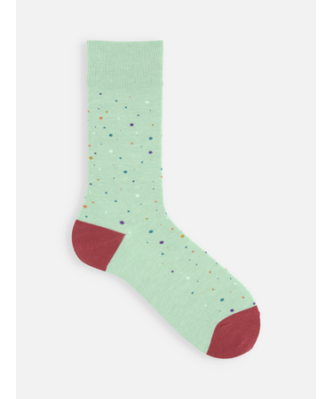 【Tabio MEN】ランダムマルチドットレギュラー丈ソックス