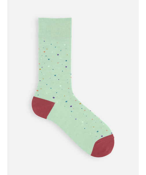 【Tabio MEN】ランダムマルチドットレギュラー丈ソックス