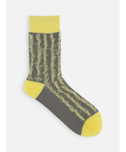 裏出しぼさぼさストライプソックス