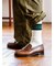 【Tabio MEN】サンドイッチラインリブベタソックス