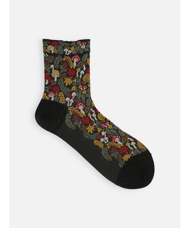 秋の実りフロートショートソックス