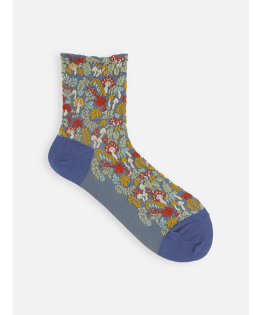 秋の実りフロートショートソックス