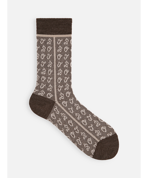 モノグラム風ソックス