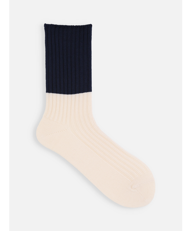 バイカラー2×2リブスリーク