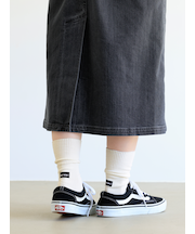 BOX刺繍リブソックス