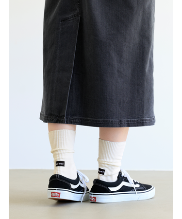 BOX刺繍リブソックス