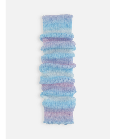 ふわふわグラデボーダー2WAYウォーマー