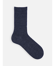 PUREWOOL薄手3×1リブスリーク