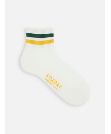 【メンズ】アメリブハイパイル2本ラインショートソックス