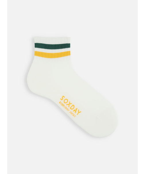 【メンズ】アメリブハイパイル2本ラインショートソックス