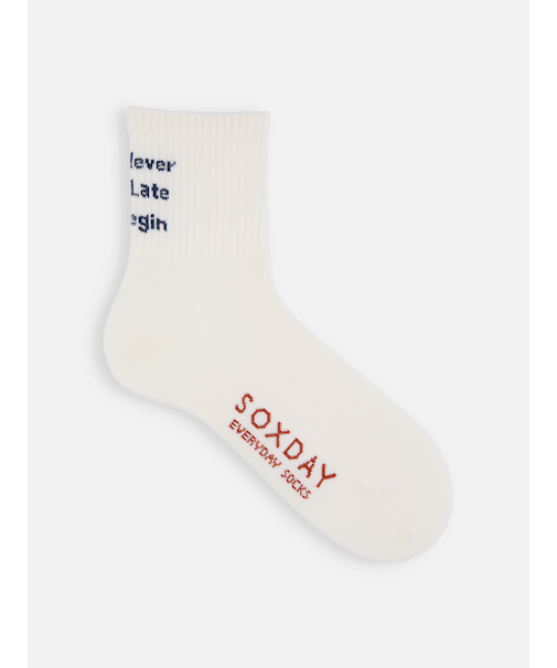 【メンズ】アメリブメッセージロゴショートソックス