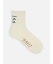 【メンズ】アメリブメッセージロゴショートソックス