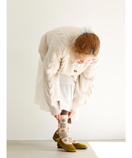 アーガイルパッチワークJQソックス