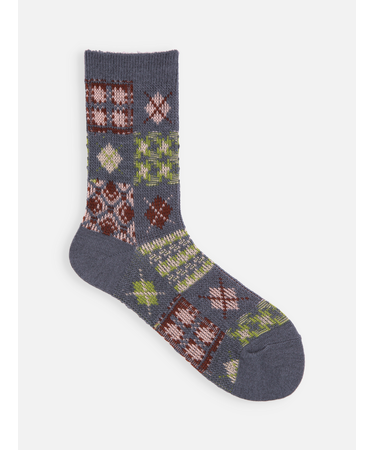 アーガイルパッチワークJQソックス