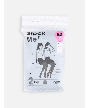 80デニールゾッキタイツ2PAIR M～Lサイズ
