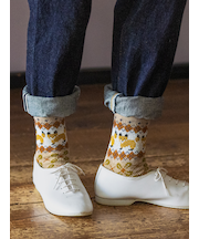 キツネレトロウィンターJQソックス